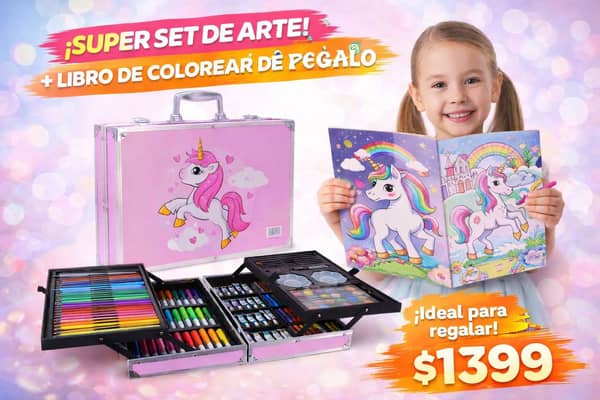 Maletin Metalico Set arte extensible